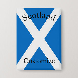 Schotland Land Vlag Thunder_Cove Button