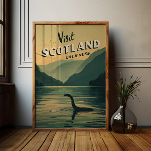 Schotland Loch Ness Monster Poster