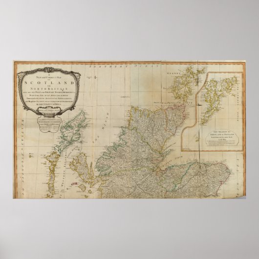 Schotland noord poster (Voorkant)