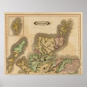 Schotland noord poster