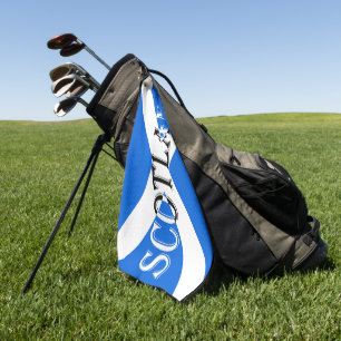 Schotland omgekeerd op Schotse vlag gtcn Golfhanddoek