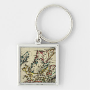 Schotland, oud, modern sleutelhanger