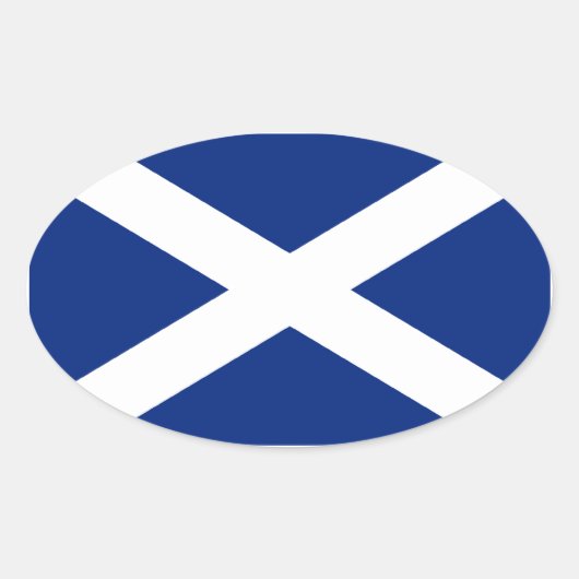Schotland Ovale Sticker (Voorkant)