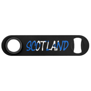 Schotland overlaid op Schotse Vlag bot Speed Flessenopener