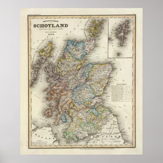 Schotland Poster (Voorkant)