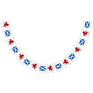Schotland Rampant lion banner, St. Andrew's vlag Vlaggetjes