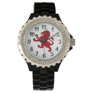 Schotland Rampant lion van de oude Schotse vlag Horloge