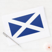 Schotland Rechthoekige Sticker (Envelop)