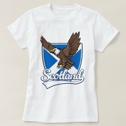Schotland reizen logo t-shirt (Design voorkant)
