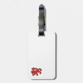 Schotland Saltire Bagagelabel (Achterkant verticaal)