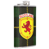 Schotland Schots-Rampant lion, badge/crest Heupfles (Rechts)