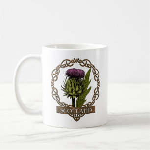 Schotland Schotse Thistle Celtic Knots Proverb Koffiemok
