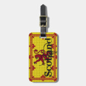 Schotland standaardvlag bagagelabel (Voorkant verticaal)