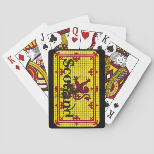 Schotland standaardvlag speelkaarten