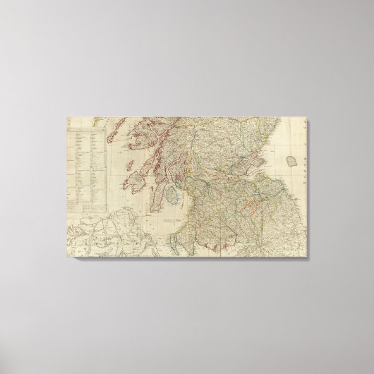 Schotland ten zuiden canvas afdruk (Voorkant)
