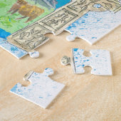 Schotland - Travel Map Legpuzzel (Zijkant)