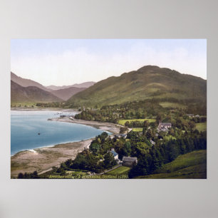  Schotland Verenigd Koninkrijk, Aarochar Alps land Poster
