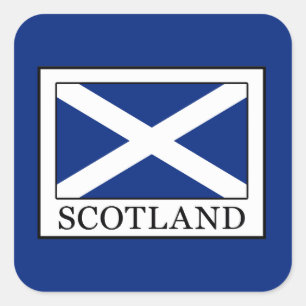 Schotland Vierkante Sticker