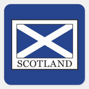 Schotland Vierkante Sticker