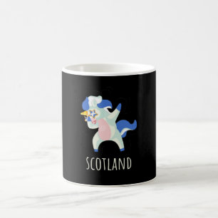 Schotland vlag Dabbing Unicorn Koffiemok