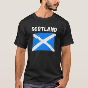 Schotland Vlag Souvenir Wandelvakantie Schotse Vla T-shirt