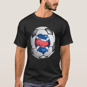 Schotland Voetbal Fan Scotsman Flag Mouth T-shirt
