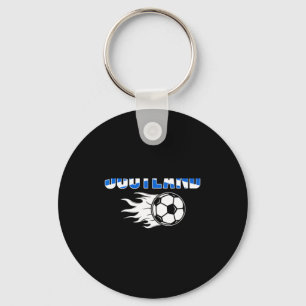 Schotland Voetbalfans Jersey Schotse Vlag Voetbal Sleutelhanger