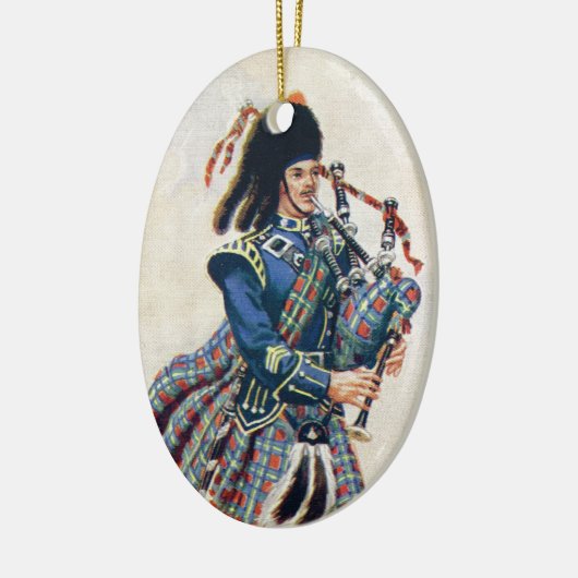 Schotland, volg de Bagpipes Keramisch Ornament (Links)