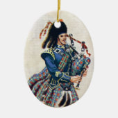  Schotland, volg de Bagpipes Keramisch Ornament (Voorkant)