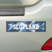Schotland Waving Flag Bumpersticker (Op auto)