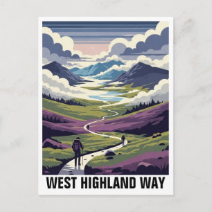 Schotland West Highland Way Reizen Briefkaart