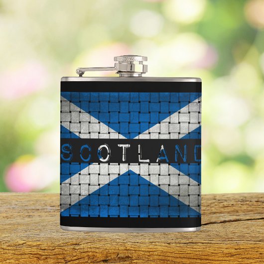Schotland Woven Flag Flask Heupfles