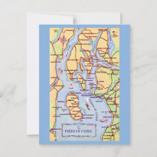 Schotland's Firth of Clyde Briefkaart
