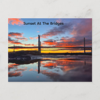 Schotlands Iconische Uitzicht Op Zijn Bruggen bij  Briefkaart