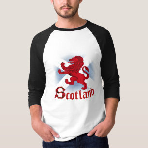 Schotlands opruiende leeuw, Keltisch, Sint-Andreas T-shirt