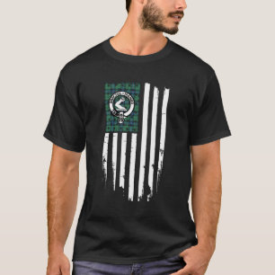 Schots-Amerikaans Armstrong Clan Stripes Vlag T-shirt