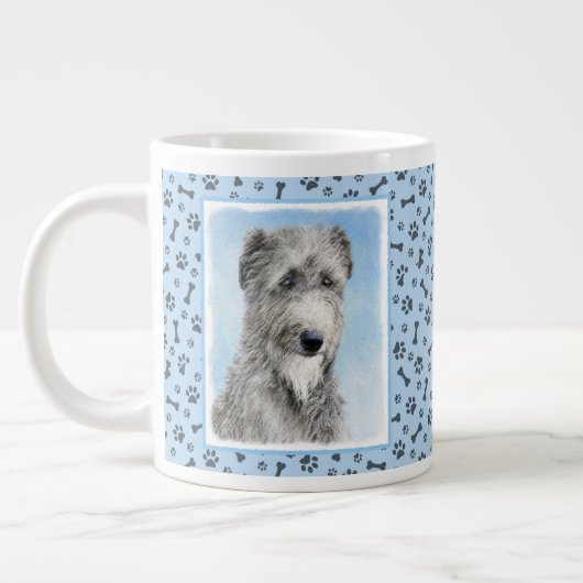 Schots driekleurig schilderen - Kute Original Dog Extra Grote Beker (Links)