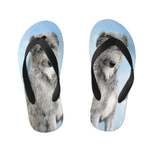 Schots driekleurig schilderen - Kute Original Dog Kinder Teenslippers
