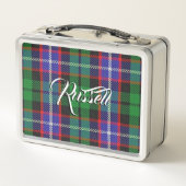 Schots eet! Clan Russell Tartan Pset (Achterkant)