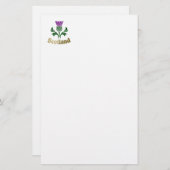 Schots embledikant briefpapier (Voorkant / Achterkant)