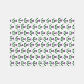 Schots embledikant fleece deken (Voorkant (Horizontaal))