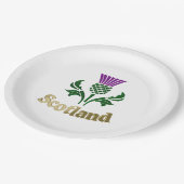 Schots embledikant papieren bordje (Gekanteld)