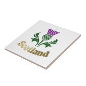 Schots embledikant tegeltje (Zijkant)