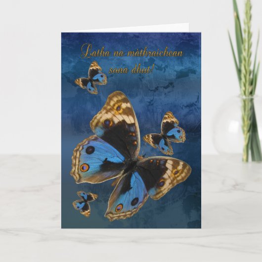 Schots-Gaelische Moederdag-Kaart - Latha na mather Kaart (Voorkant)