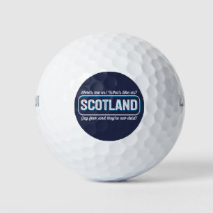 Schots gedicht, wat is ons? Toast Gezegde Golfballen