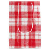 Schots geruit medium cadeauzakje (Achterkant)