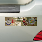 Schots Guards Veteran Bumpersticker. Bumpersticker (Op auto)