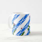 Schots heistel koffiemok (Voorkant links)