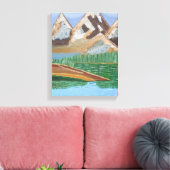 Schots hoogland 3 canvas (Insitu (Woonkamer))