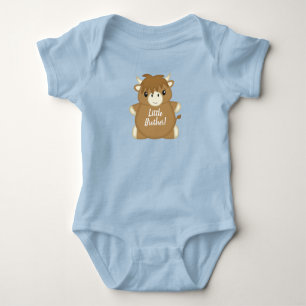 Schots hoogland Baby shower blauw Romper